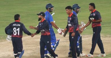 नेपाल यूएईसँग पहिलो टी–२०आई खेलमा पराजित