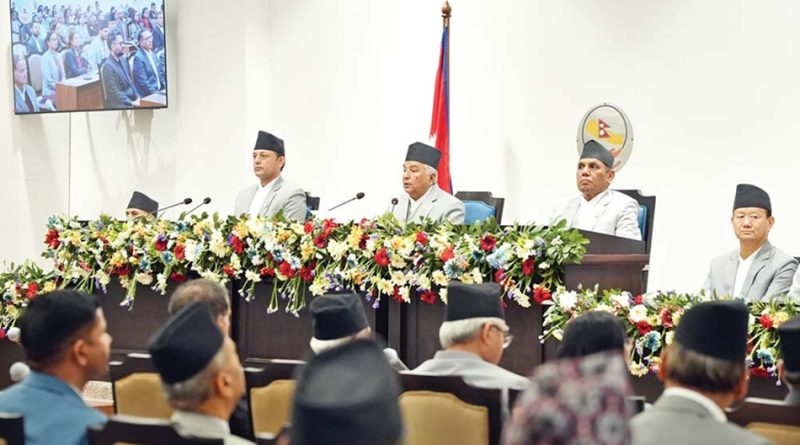 राष्ट्रपतिद्वारा एकता, सुशासन र आर्थिक समृद्धिमा जोड राष्ट्रपतिद्वारा एकता, सुशासन र आर्थिक समृद्धिमा जोड