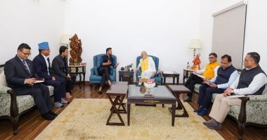 भारतका गृहमन्त्री अमित शाहसँग रास्वपा सभापति रवि लामिछानेको भेट