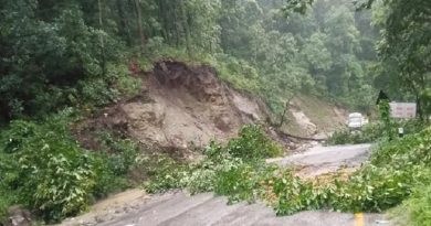 वर्षासँगै पहिरो, मेची राजमार्गको गोलाखर्क–राजदुवाली सडक अवरुद्ध