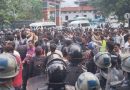 गणेश नेपालीको न्याय माग्दै वीर अस्पतालअघि प्रदर्शन, सुरक्षा व्यवस्था कडा